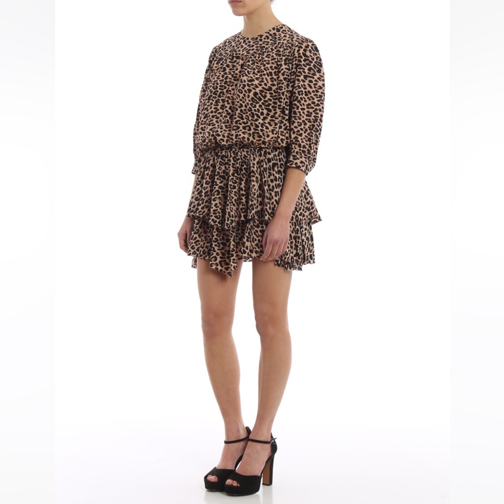 ZADIG & VOLTAIRE Rooka Leopard Print Dress Size Small